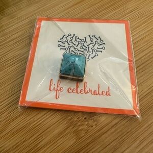 🎄 Life Celebrated turquoise bead  NWT